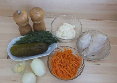 Салат &laquo;Обжорка&raquo; классический