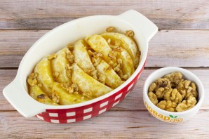 Апельсин в духовке с медом и корицей 