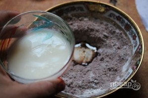 Кекс в микроволновке без яиц 