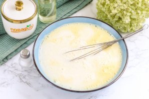 Простые блины на молоке 