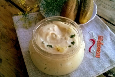 Соус "Тартар" с солеными огурцами 